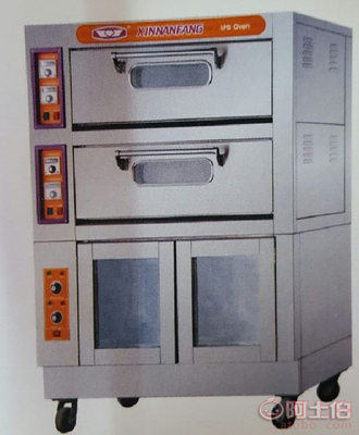 【新南方两层两盘电炉连8盘钢醒发箱食品烘炉月饼面包汉堡电热烤箱YXD-BCF】
